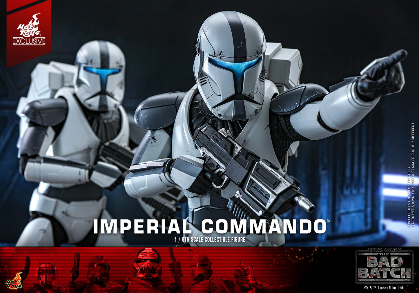 Hot Toys TMS128 Star Wars The Bad Batch Imperial Commando - 1/6 Scale Collectible Figure (Exclusive Limited Edition)