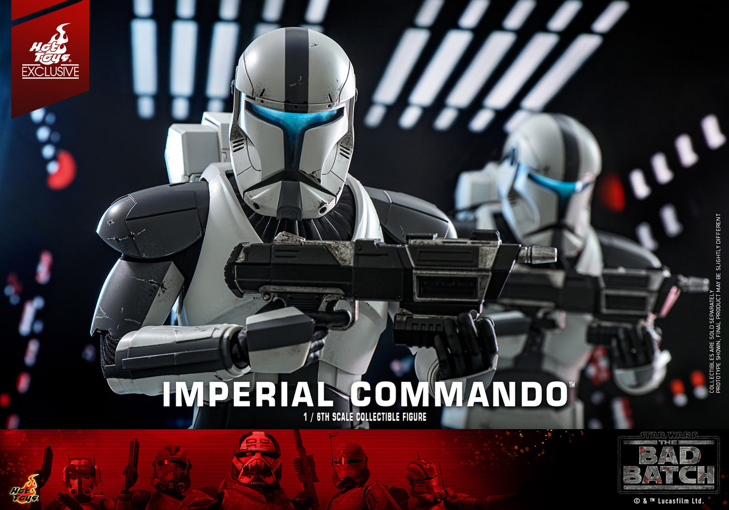Hot Toys TMS128 Star Wars The Bad Batch Imperial Commando - 1/6 Scale Collectible Figure (Exclusive Limited Edition)