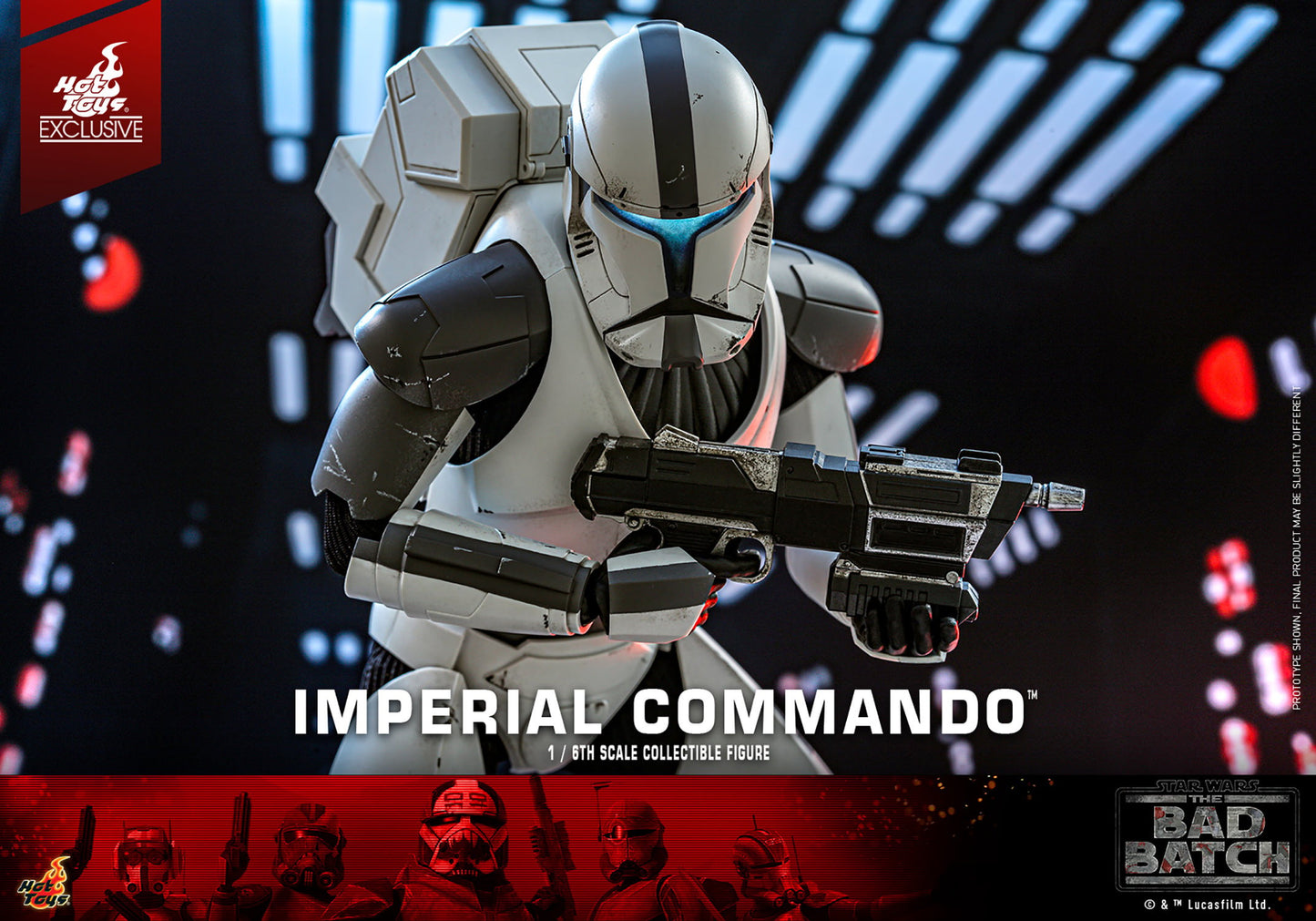 Hot Toys TMS128 Star Wars The Bad Batch Imperial Commando - 1/6 Scale Collectible Figure (Exclusive Limited Edition)