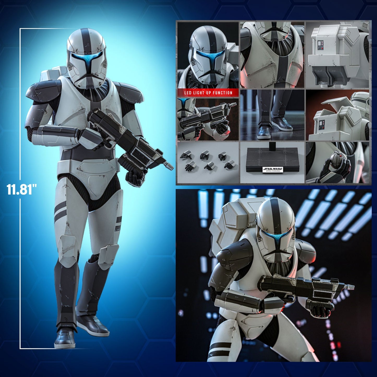 Hot Toys TMS128 Star Wars The Bad Batch Imperial Commando - 1/6 Scale Collectible Figure (Exclusive Limited Edition)
