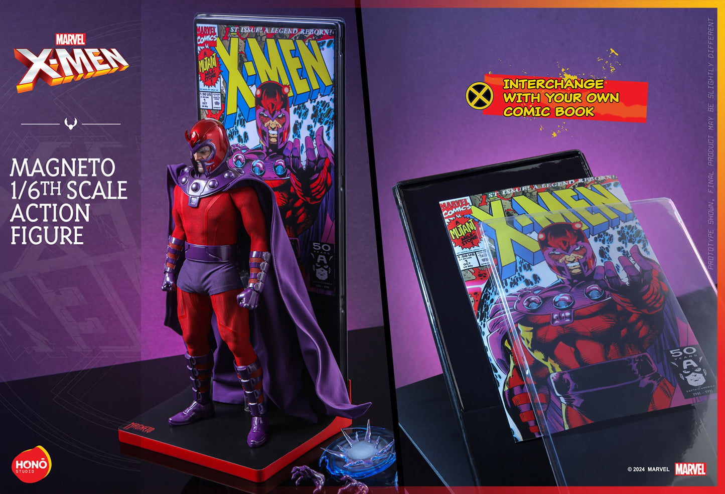 Hot Toys - Hono Studio HS02 X-men Magneto 1/6 Scale Collectible Figure