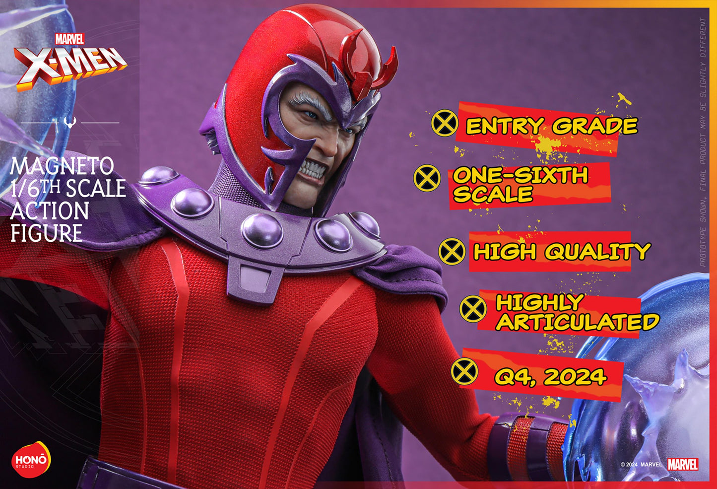 Hot Toys - Hono Studio HS02 X-men Magneto 1/6 Scale Collectible Figure