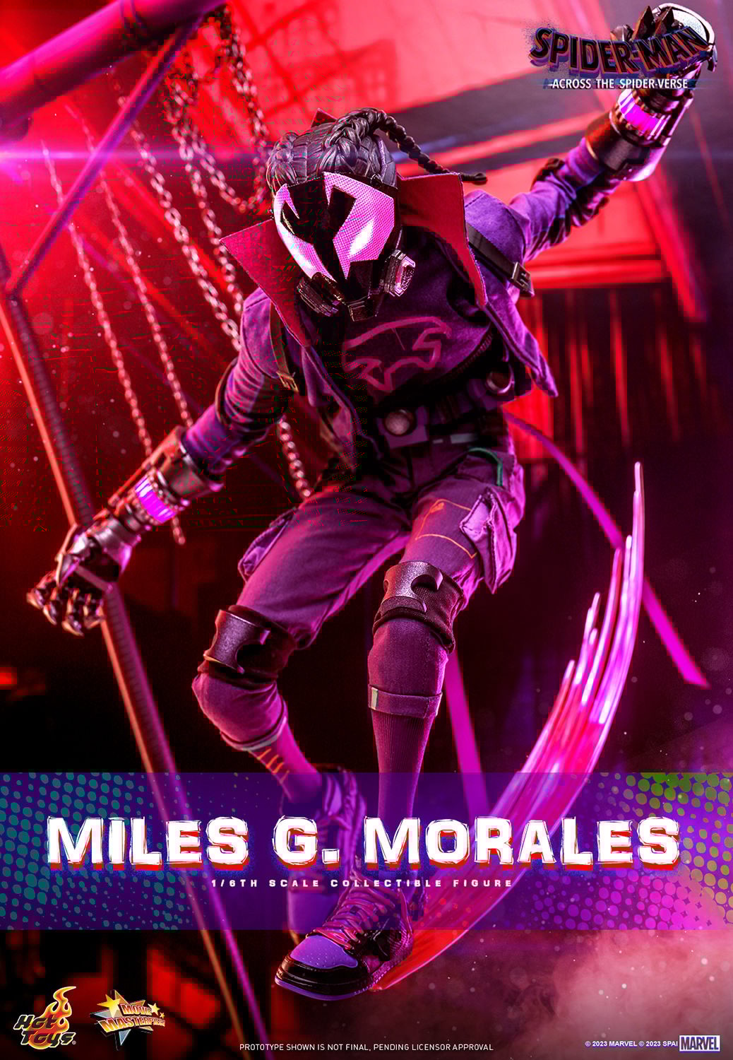 Hot Toys - MMS725B Spiderman Across the Spiderverse Miles G. Morales Special Edition - 1/6 Scale Collectible Figure