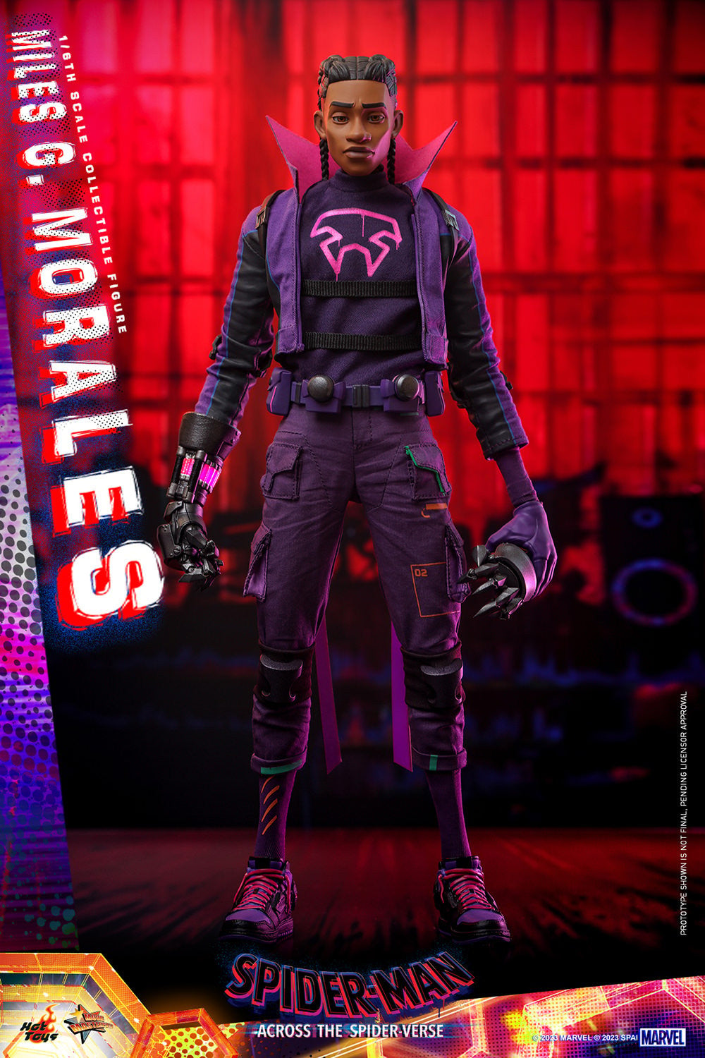 Hot Toys - MMS725B Spiderman Across the Spiderverse Miles G. Morales Special Edition - 1/6 Scale Collectible Figure