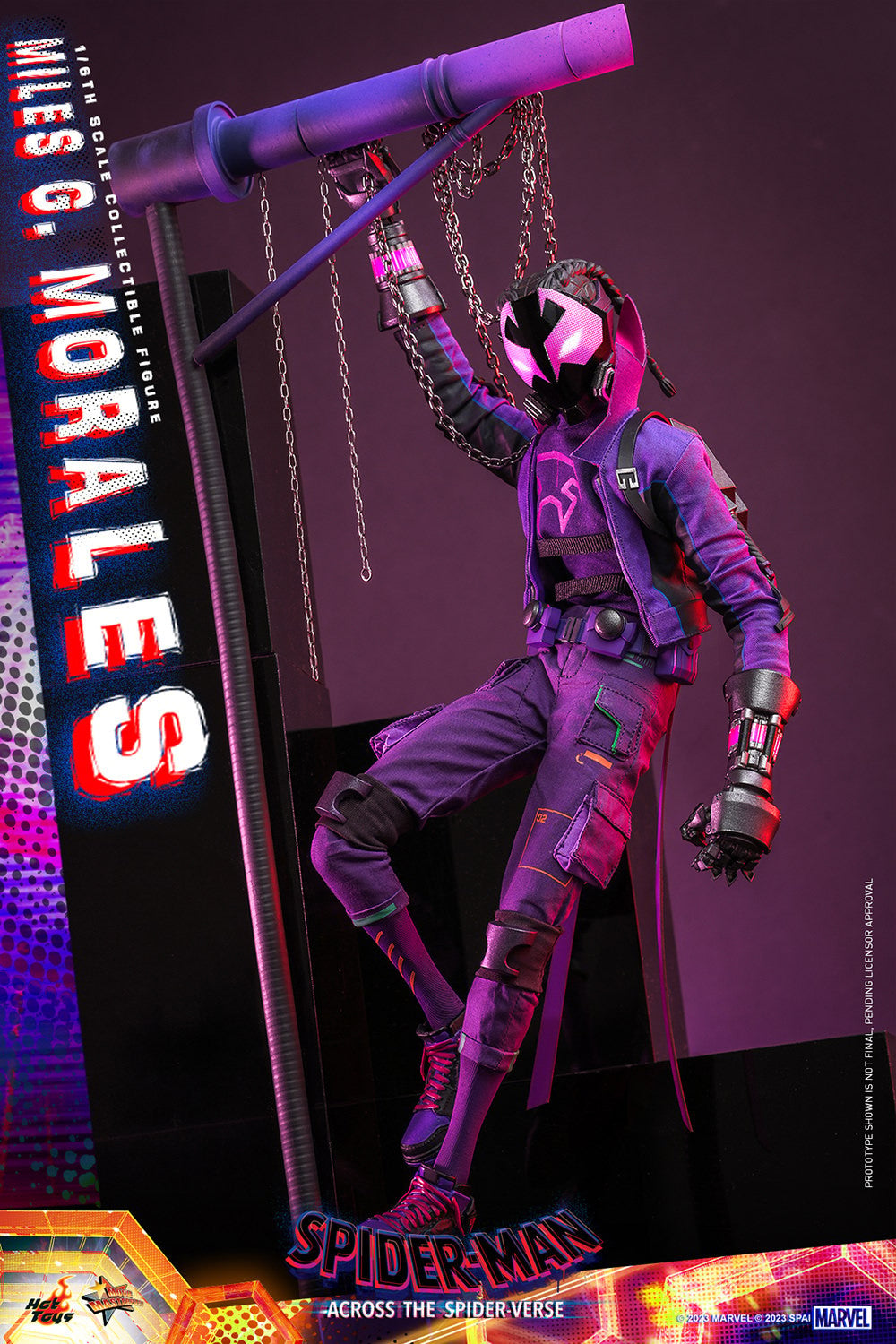 Hot Toys - MMS725B Spiderman Across the Spiderverse Miles G. Morales Special Edition - 1/6 Scale Collectible Figure