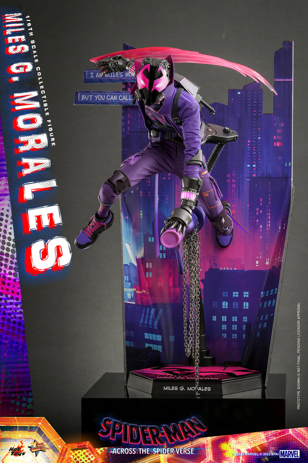 Hot Toys - MMS725B Spiderman Across the Spiderverse Miles G. Morales Special Edition - 1/6 Scale Collectible Figure
