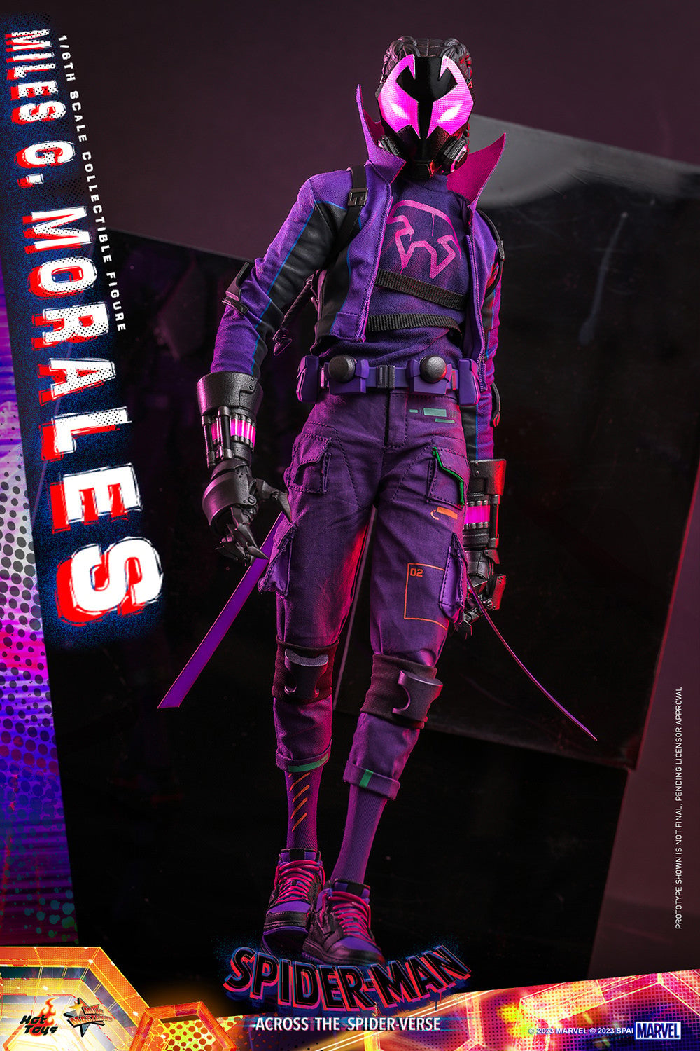 Hot Toys - MMS725B Spiderman Across the Spiderverse Miles G. Morales Special Edition - 1/6 Scale Collectible Figure