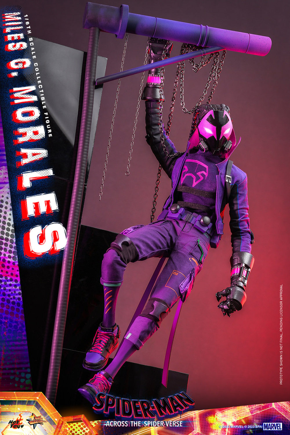 Hot Toys - MMS725B Spiderman Across the Spiderverse Miles G. Morales Special Edition - 1/6 Scale Collectible Figure