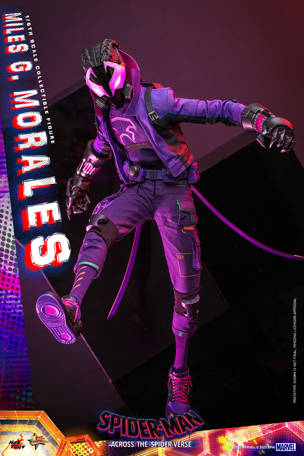 Hot Toys - MMS725B Spiderman Across the Spiderverse Miles G. Morales Special Edition - 1/6 Scale Collectible Figure