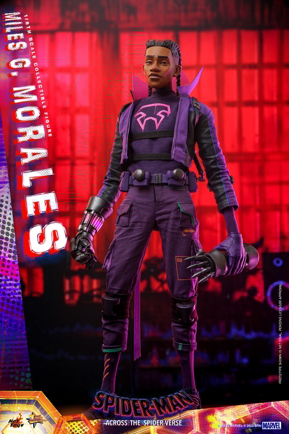 Hot Toys - MMS725B Spiderman Across the Spiderverse Miles G. Morales Special Edition - 1/6 Scale Collectible Figure