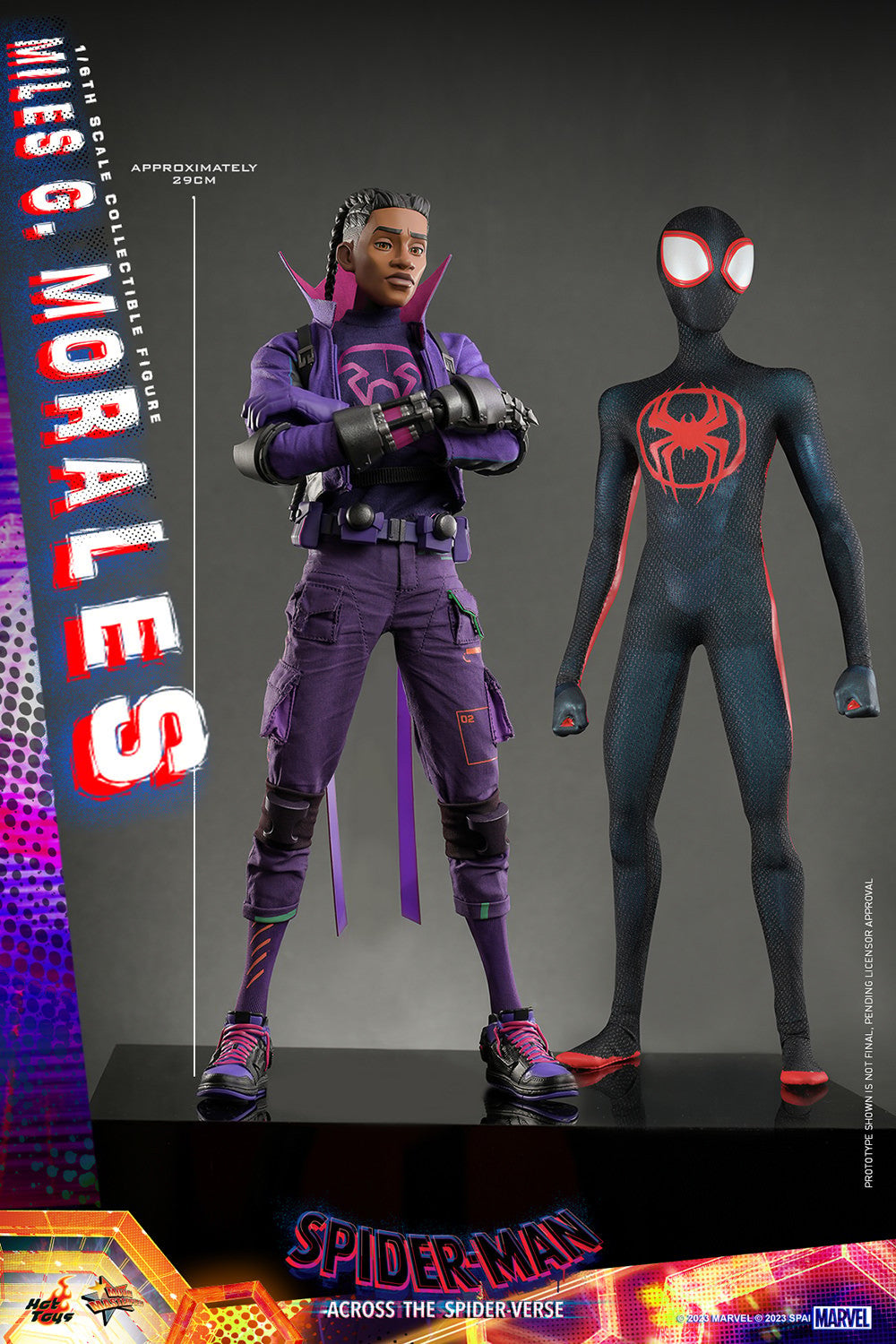 Hot Toys - MMS725B Spiderman Across the Spiderverse Miles G. Morales Special Edition - 1/6 Scale Collectible Figure