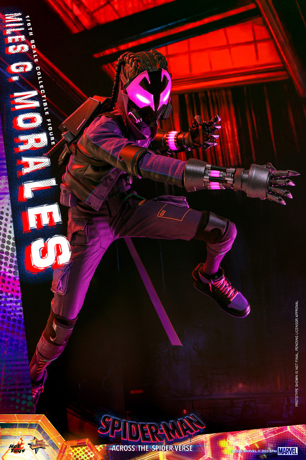 Hot Toys - MMS725B Spiderman Across the Spiderverse Miles G. Morales Special Edition - 1/6 Scale Collectible Figure