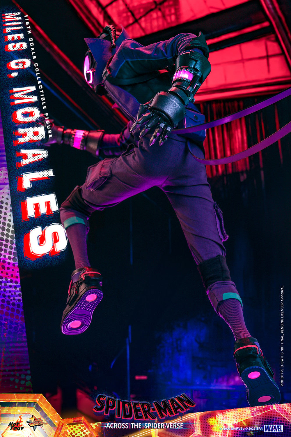 Hot Toys - MMS725B Spiderman Across the Spiderverse Miles G. Morales Special Edition - 1/6 Scale Collectible Figure