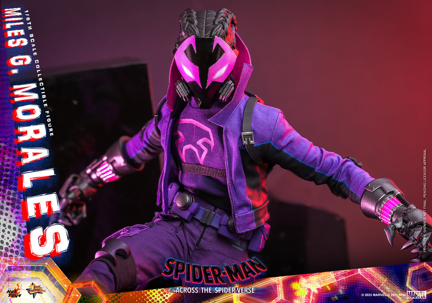 Hot Toys - MMS725B Spiderman Across the Spiderverse Miles G. Morales Special Edition - 1/6 Scale Collectible Figure