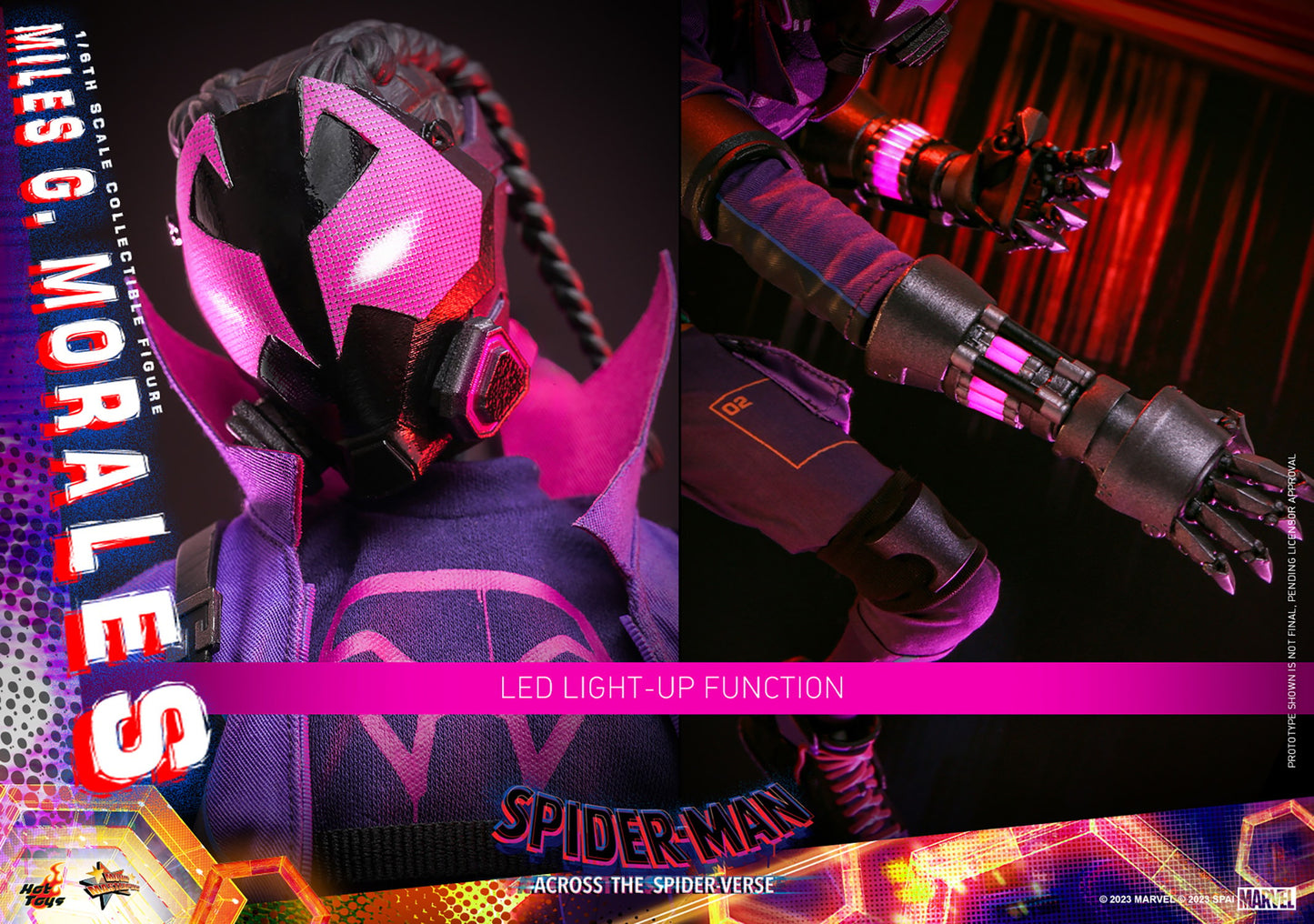 Hot Toys - MMS725B Spiderman Across the Spiderverse Miles G. Morales Special Edition - 1/6 Scale Collectible Figure
