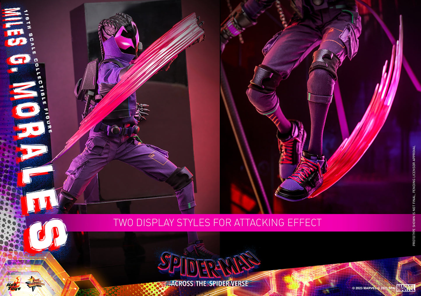 Hot Toys - MMS725B Spiderman Across the Spiderverse Miles G. Morales Special Edition - 1/6 Scale Collectible Figure