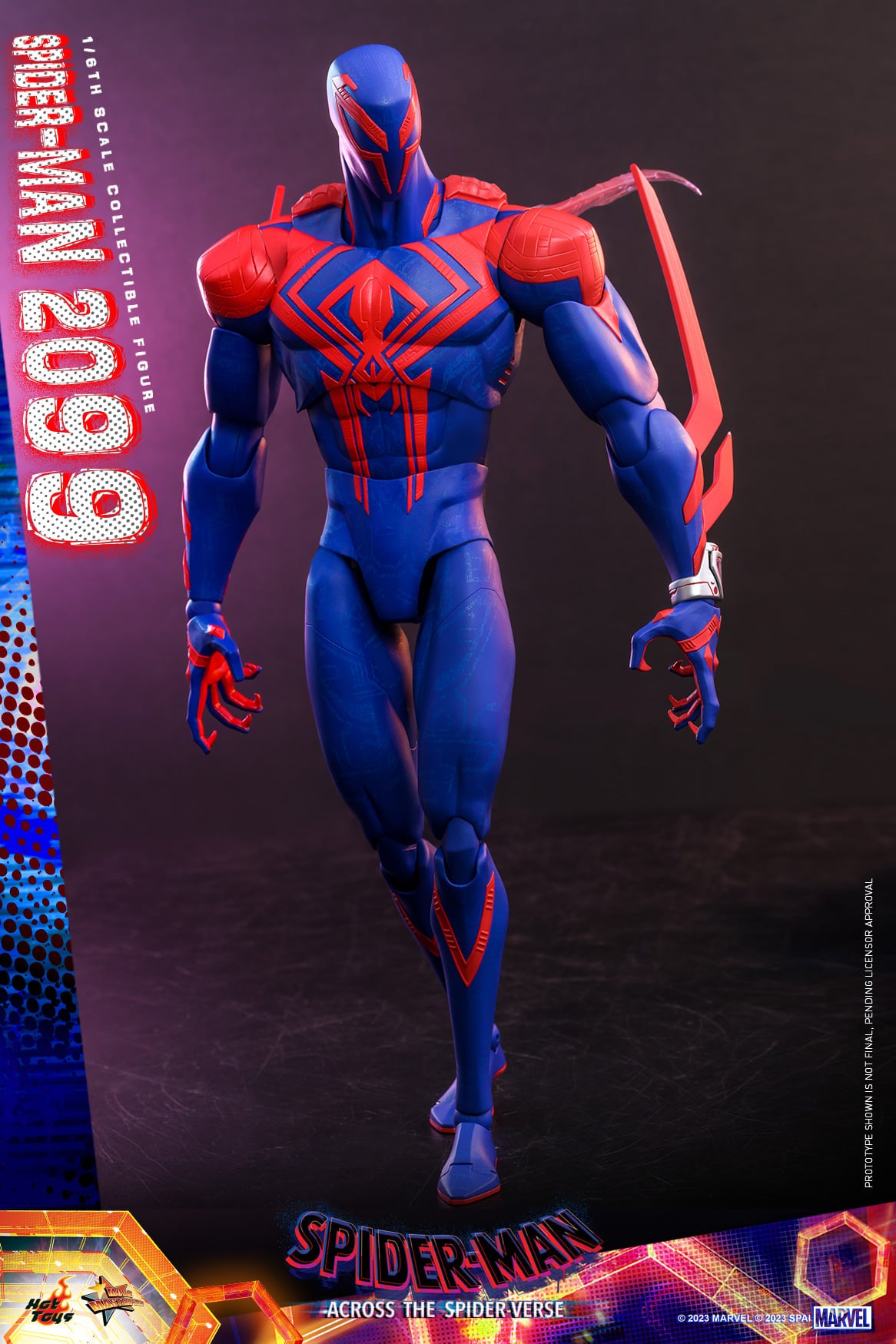 Hot Toys MMS711 Spiderman Across The Spiderverse : Spider Man 2099 - 1/6 Scale Collectible Figure