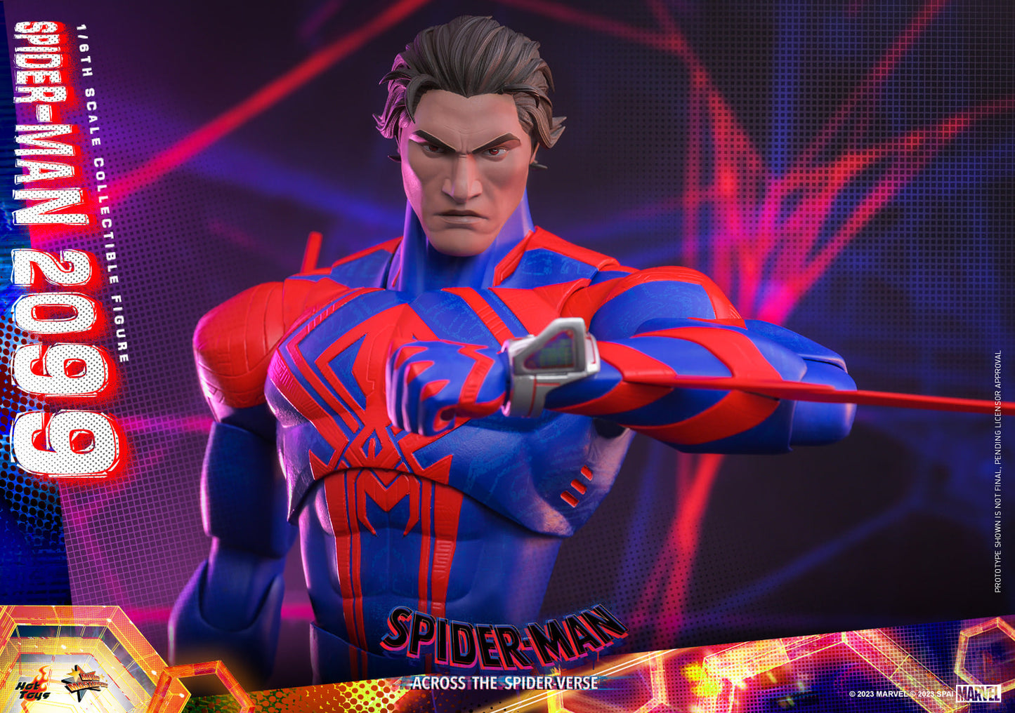 Hot Toys MMS711 Spiderman Across The Spiderverse : Spider Man 2099 - 1/6 Scale Collectible Figure