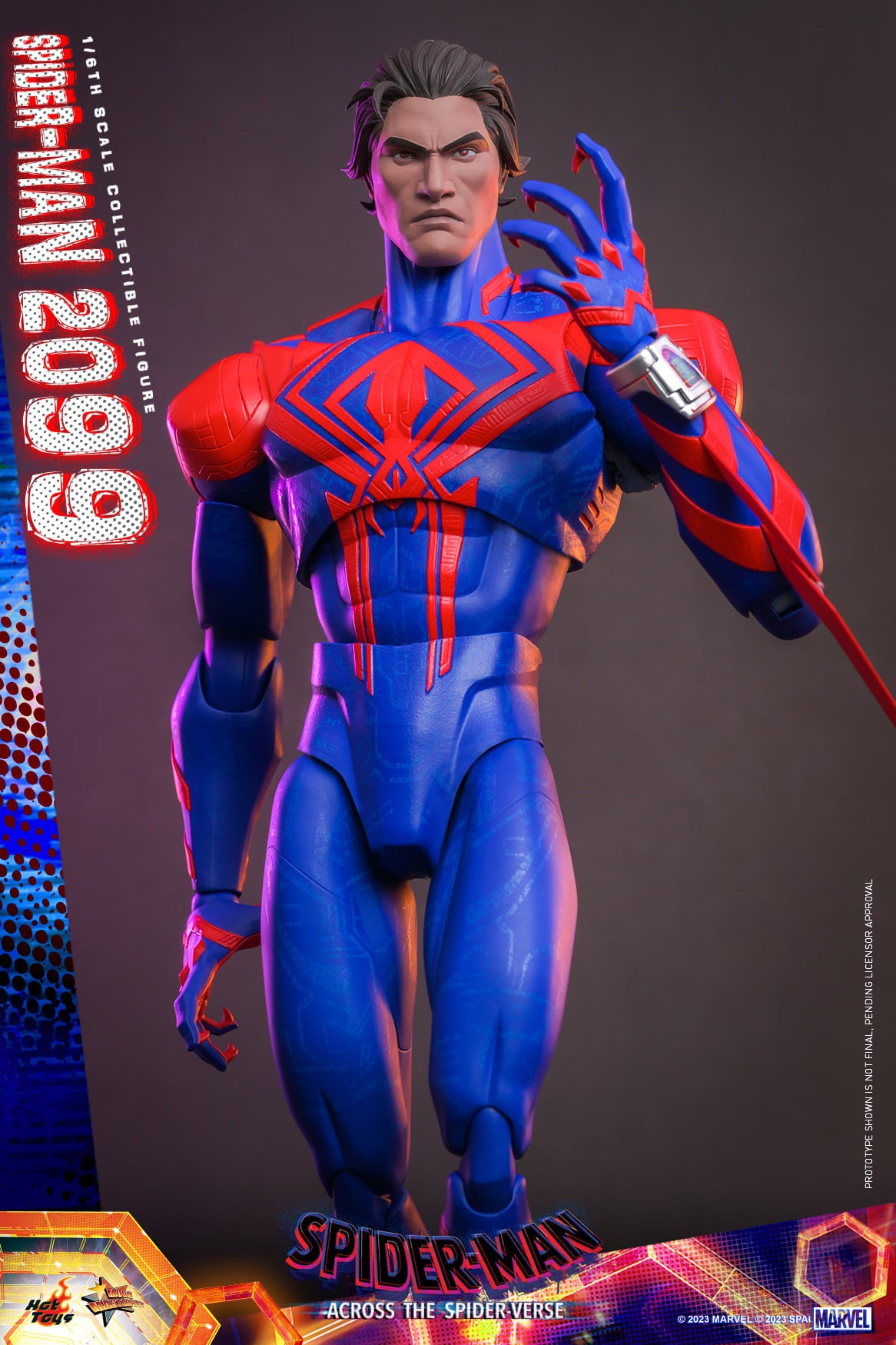 Hot Toys MMS711 Spiderman Across The Spiderverse : Spider Man 2099 - 1/6 Scale Collectible Figure