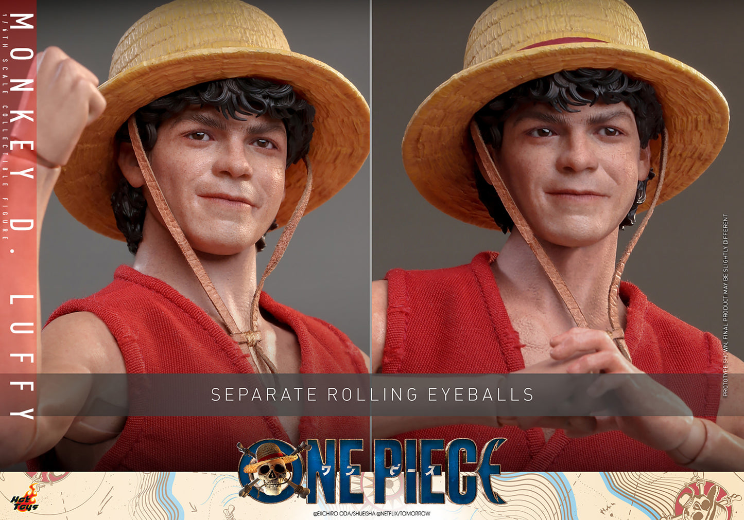 Hot Toys TMS109 One Piece : Monkey D. Luffy Collectible - 1/6th Scale Figure
