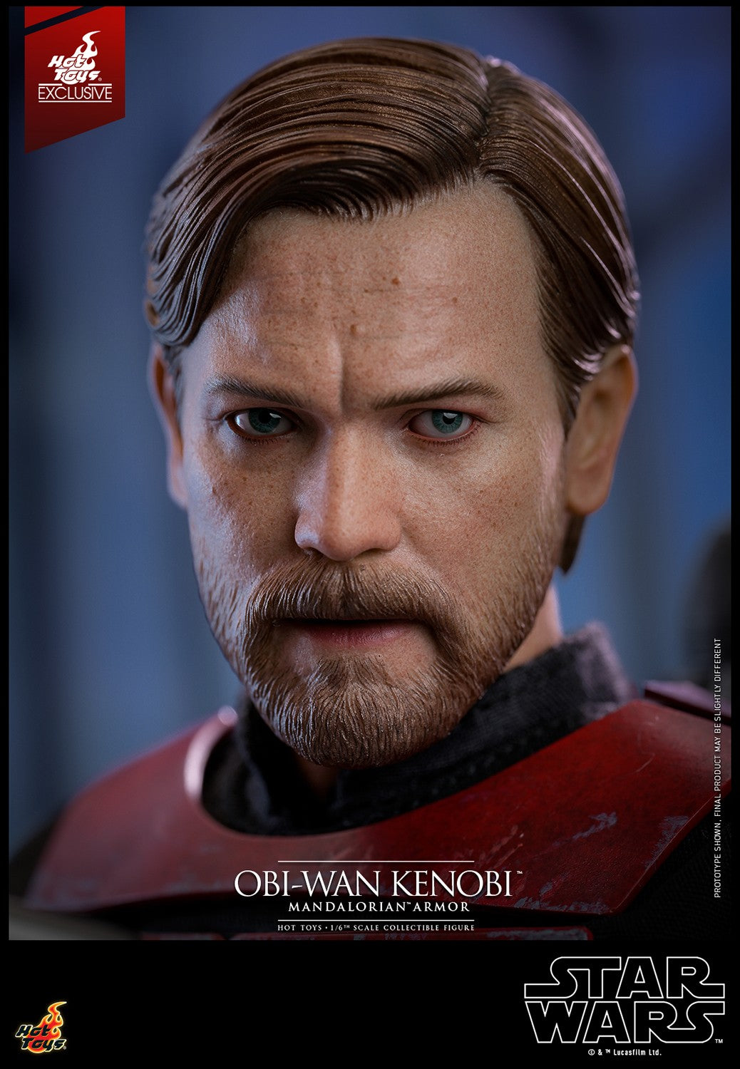 Hot Toys TMS126 Star Wars The Clone Wars [Obi Wan Kenobi Mandalorian Armor1/6 Scale Collectible Figure (Exclusive Limited Edition) 1/6 Scale Collectible Figure