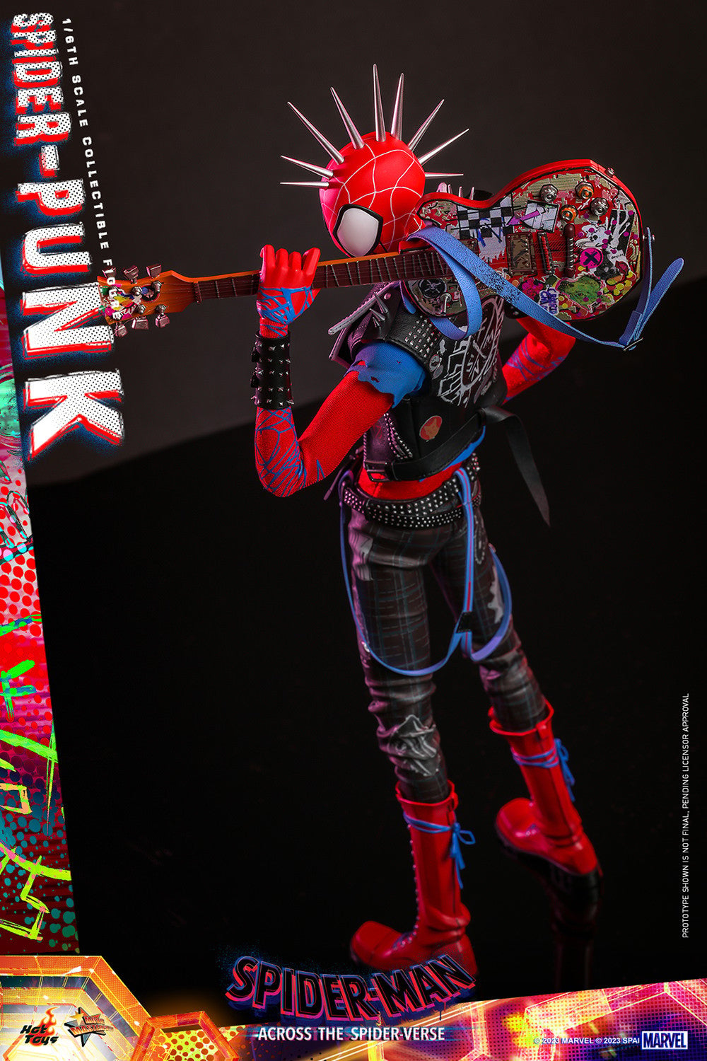 Hot Toys MMS726B Spiderman Across the Spiderverse - Spider Punk - 1/6 Scale Collectible Figure (Special Edition)