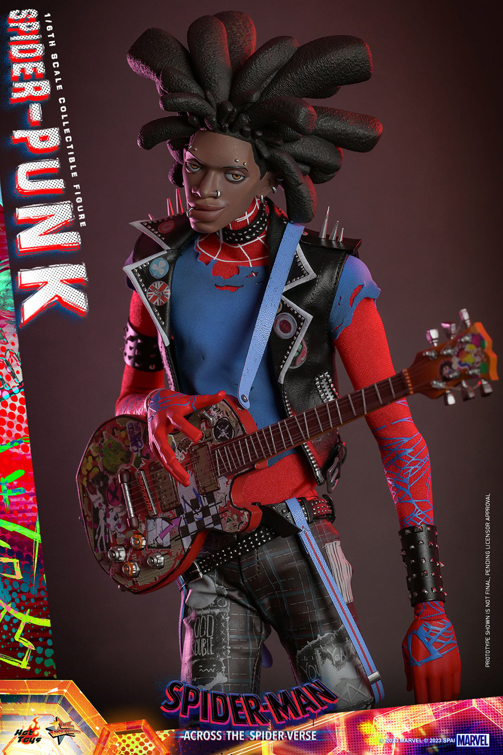 Hot Toys MMS726B Spiderman Across the Spiderverse - Spider Punk - 1/6 Scale Collectible Figure (Special Edition)
