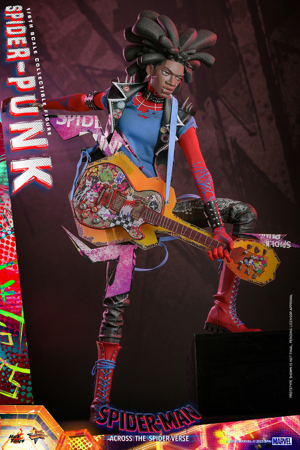 Hot Toys MMS726B Spiderman Across the Spiderverse - Spider Punk - 1/6 Scale Collectible Figure (Special Edition)