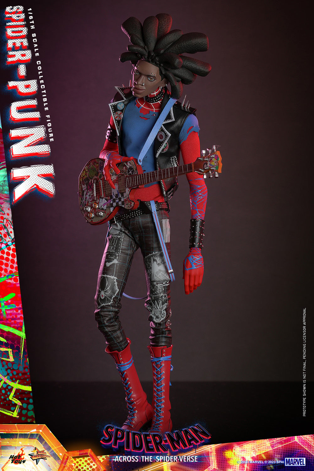 Hot Toys MMS726B Spiderman Across the Spiderverse - Spider Punk - 1/6 Scale Collectible Figure (Special Edition)