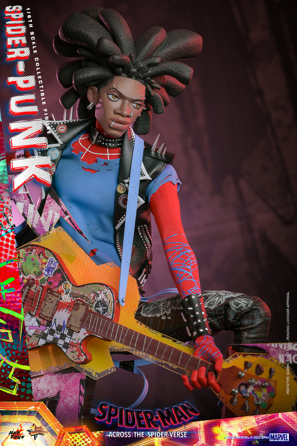 Hot Toys MMS726B Spiderman Across the Spiderverse - Spider Punk - 1/6 Scale Collectible Figure (Special Edition)