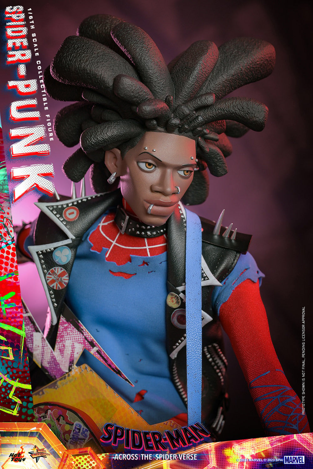 Hot Toys MMS726B Spiderman Across the Spiderverse - Spider Punk - 1/6 Scale Collectible Figure (Special Edition)