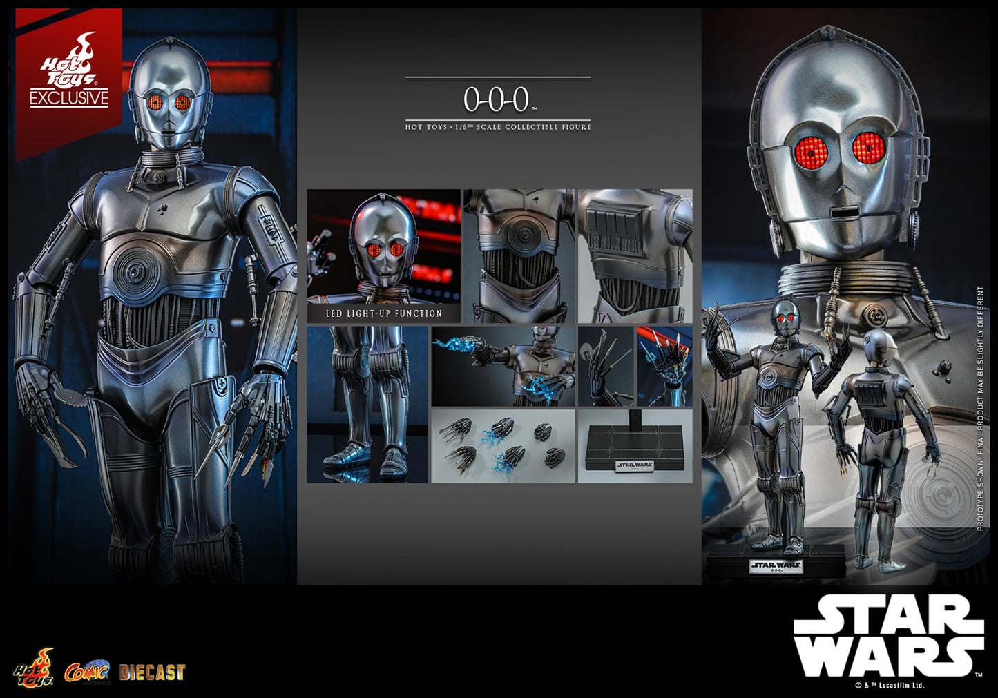 Hot Toys CMS016D58 Star Wars [0-0-0]1/6th Scale Collectible Figure (Limited Edition)