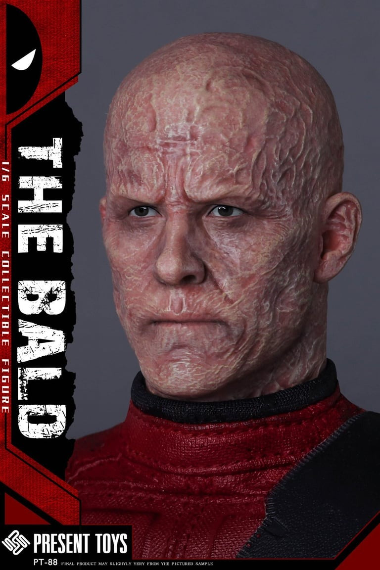 Present Toys PT-SP88 [The Bald Head Sculpt for HT Deadpool] 1/6 Scale Collectible Figure