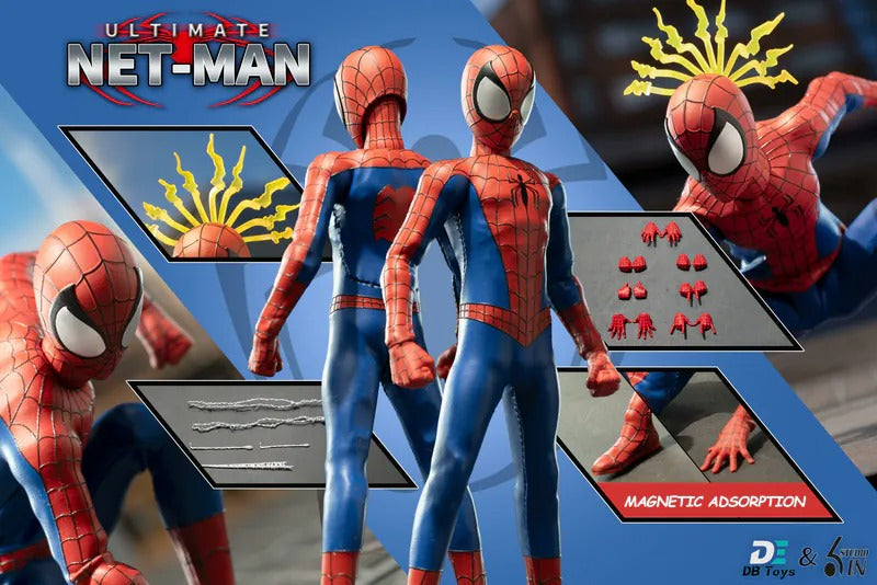 DBToys X 6in Studio- Ultimate Netman (Red Ultimate) 1/12 Scale Collectible Figure