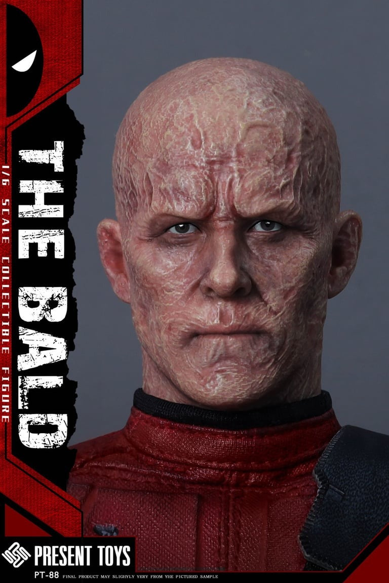 Present Toys PT-SP88 [The Bald Head Sculpt for HT Deadpool] 1/6 Scale Collectible Figure