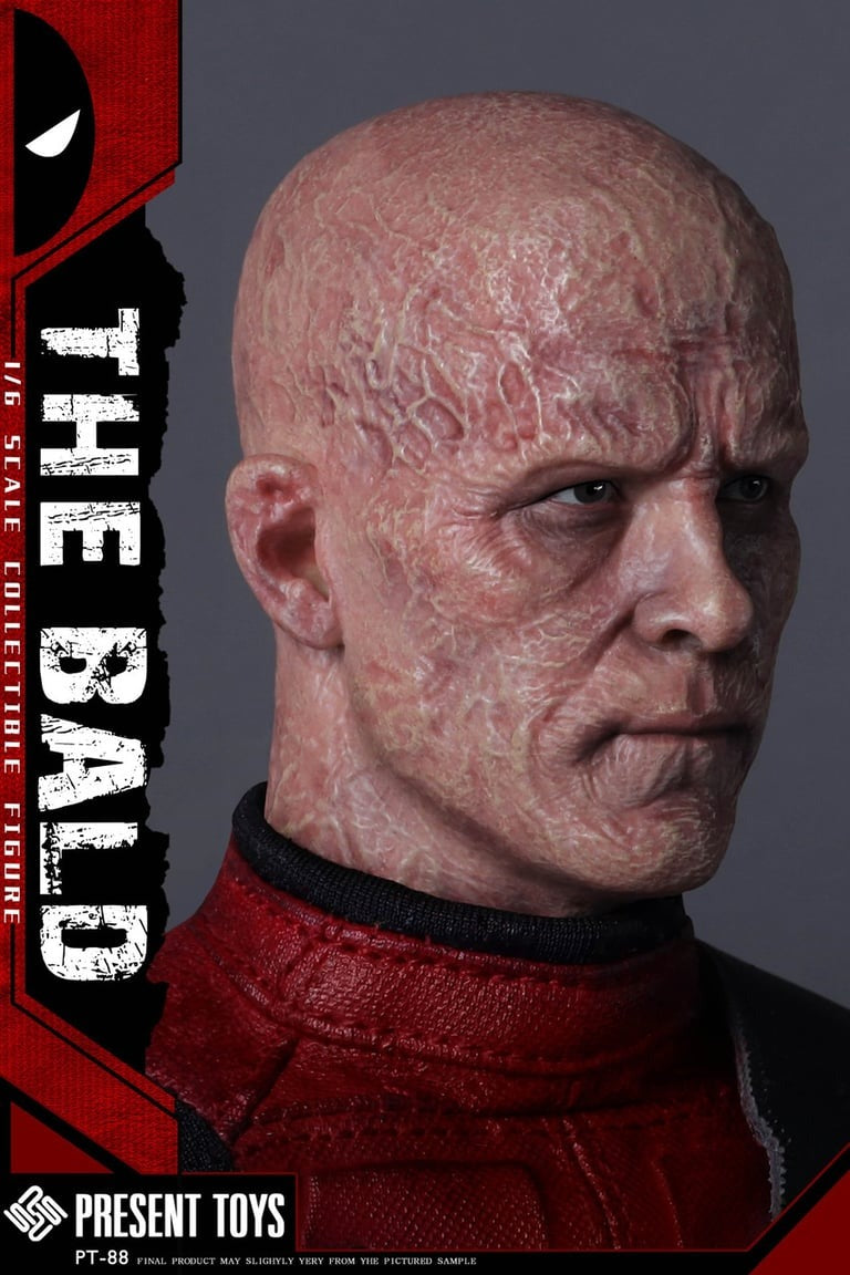 Present Toys PT-SP88 [The Bald Head Sculpt for HT Deadpool] 1/6 Scale Collectible Figure