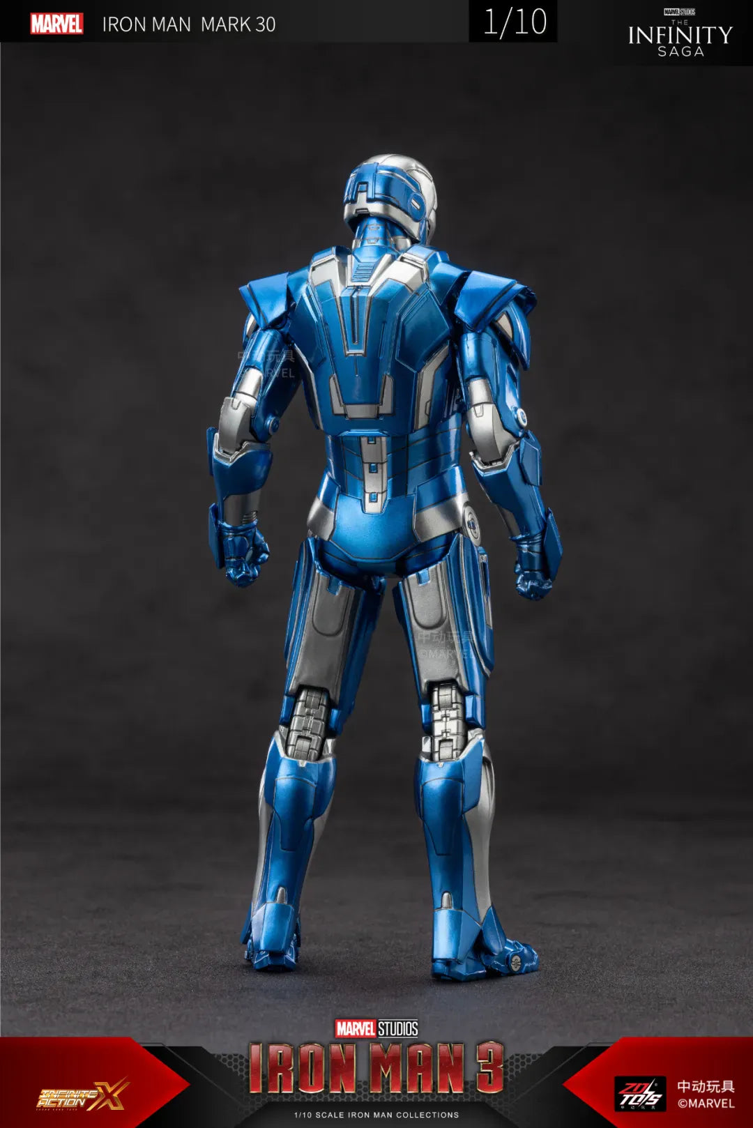 ZD Toys Ironman 3 [Ironman Mark 30] 1:10 Scale Collectible Figure