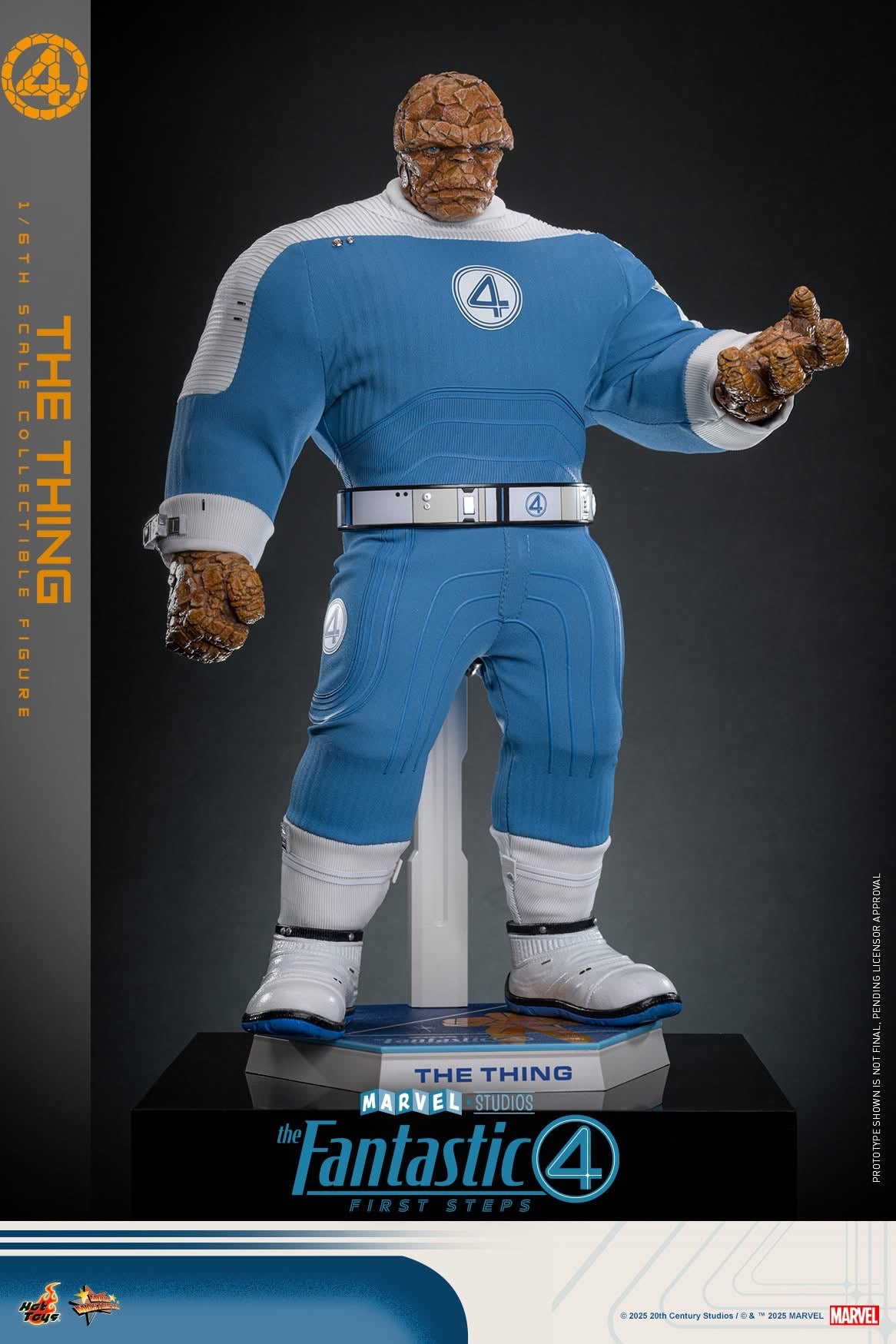 (Preorder) Hot Toys MMS813B The Fantastic Four: First Steps [The Thing] (Special Edition) 1/6th Scale Collectible Figure