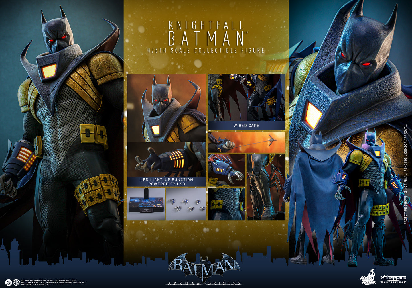 (Preorder) Hot Toys VGM74 Batman: Arkham Origins [Knightfall Batman™] 1/6 Scale Collectible Figure