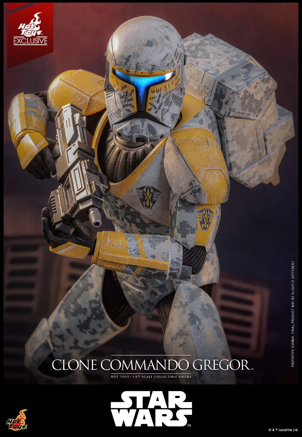 Hot Toys TMS155 Star Wars: The Clone Wars™ [Clone Commando Gregor™] (Hot Toys Exclusive)