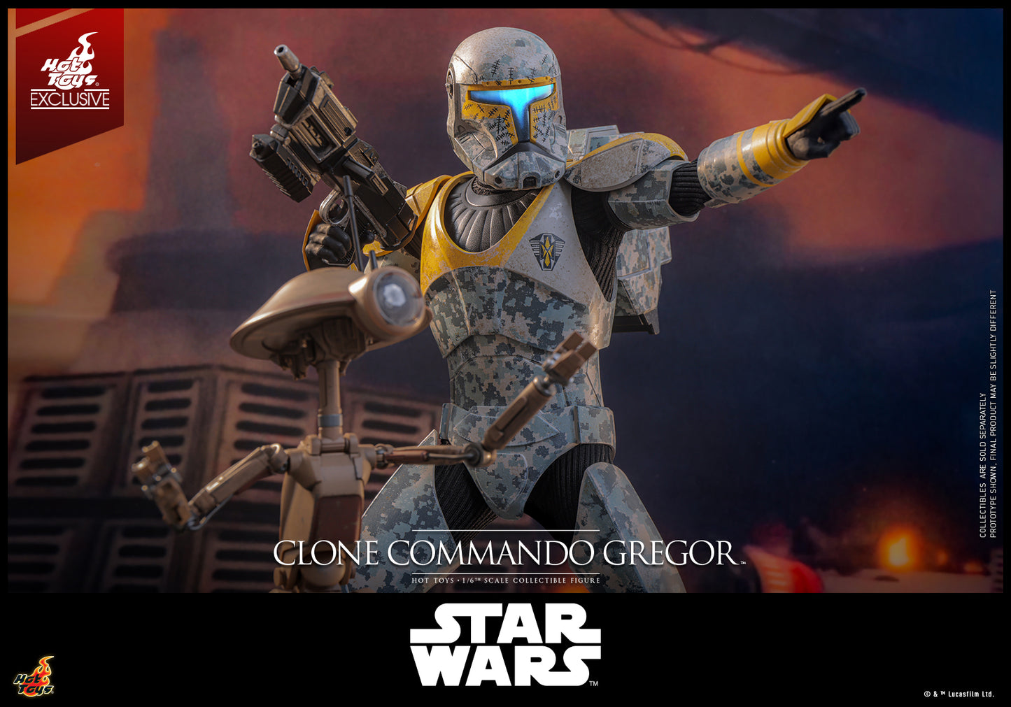 Hot Toys TMS155 Star Wars: The Clone Wars™ [Clone Commando Gregor™] (Hot Toys Exclusive)