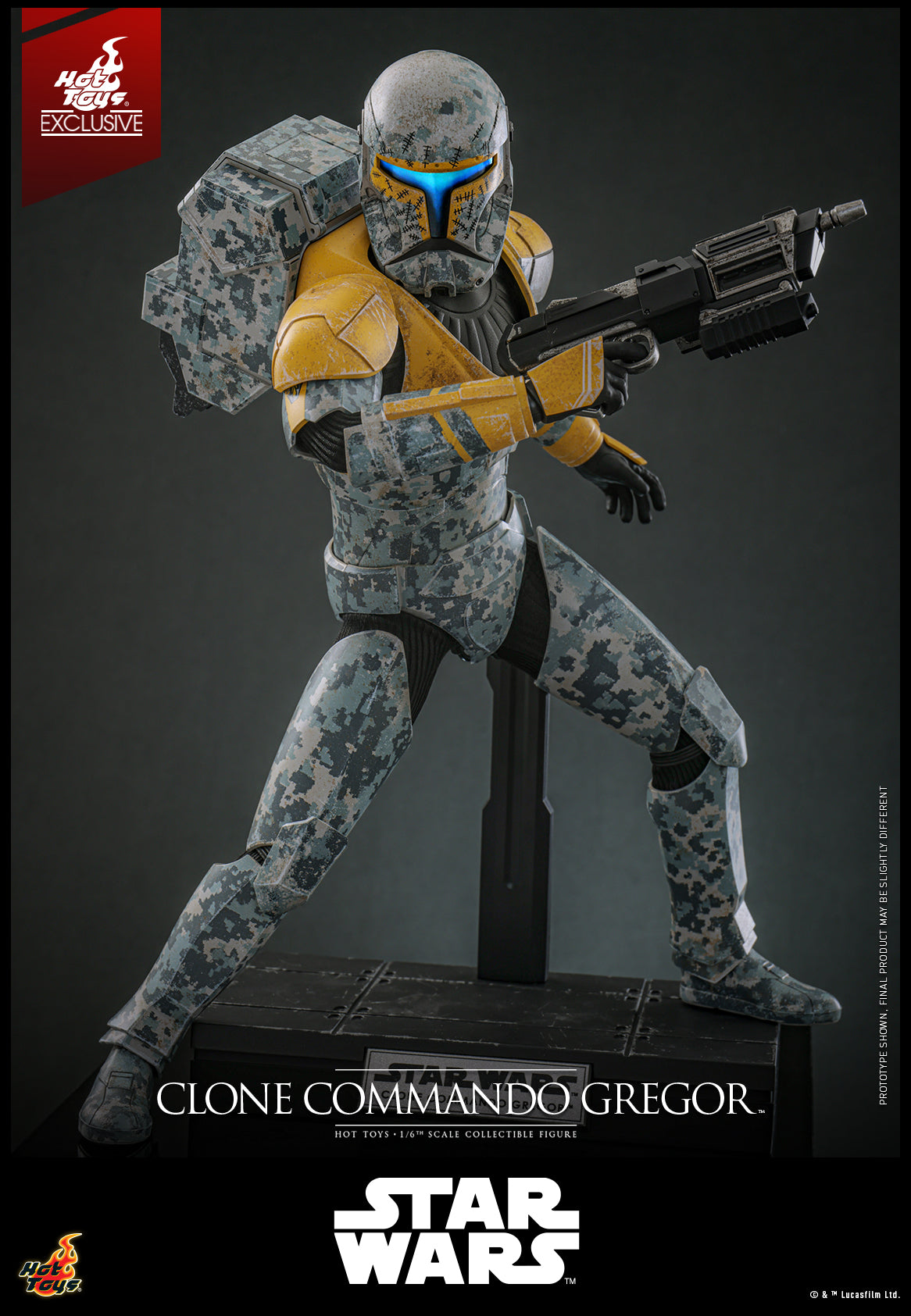 Hot Toys TMS155 Star Wars: The Clone Wars™ [Clone Commando Gregor™] (Hot Toys Exclusive)