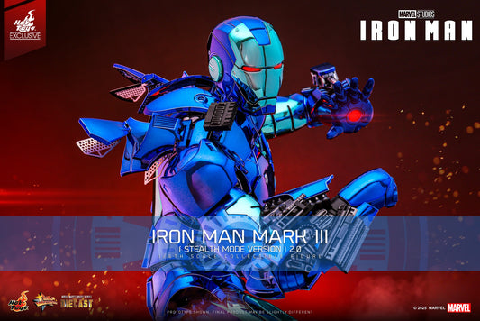 Hot Toys MMS814D71 [Iron Man Mark III] (Stealth Mode Version 2.0) (Hot Toys Exclusive)