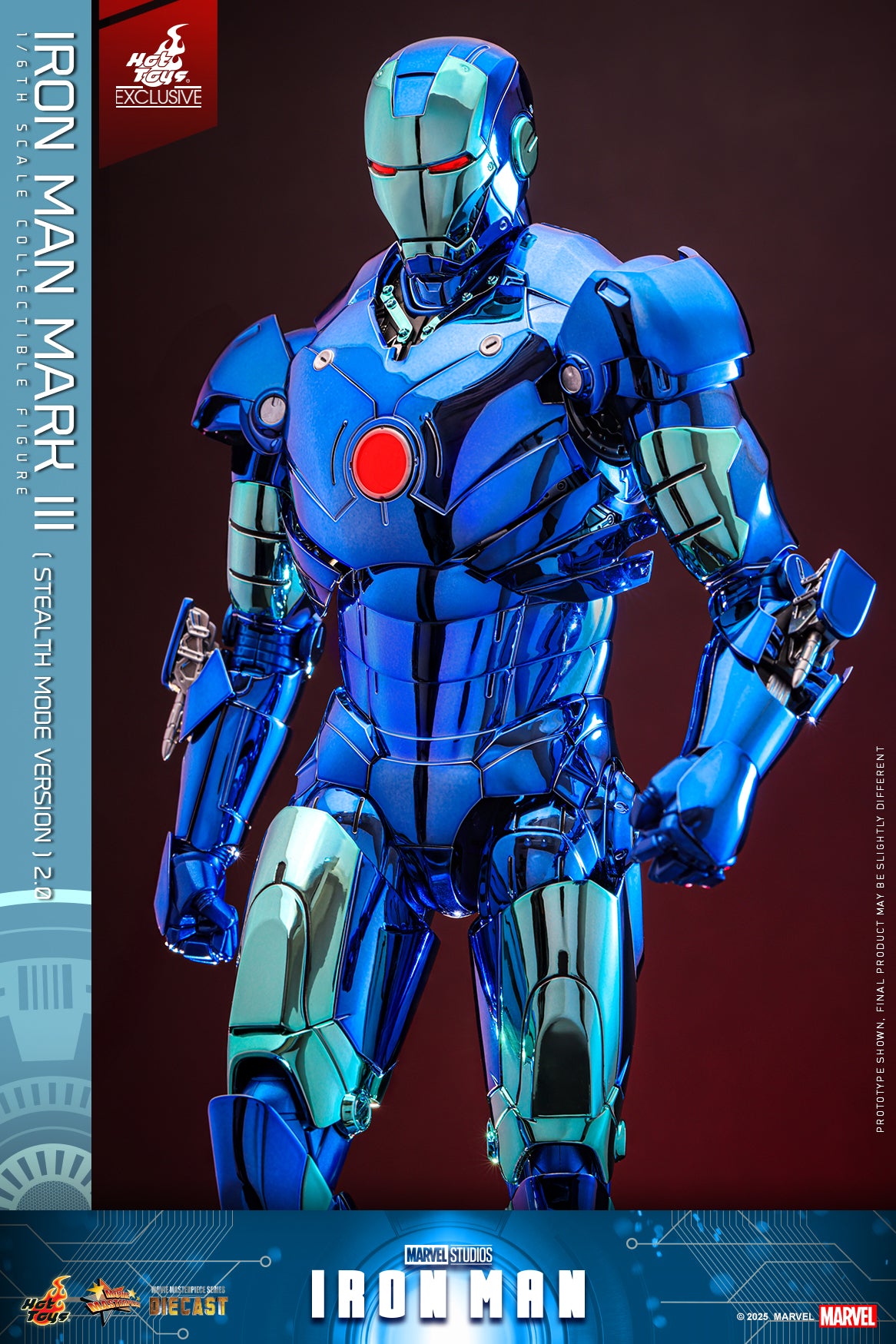 Hot Toys MMS814D71 [Iron Man Mark III] (Stealth Mode Version 2.0) (Hot Toys Exclusive)