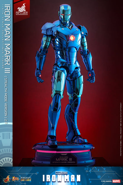 Hot Toys MMS814D71 [Iron Man Mark III] (Stealth Mode Version 2.0) (Hot Toys Exclusive)