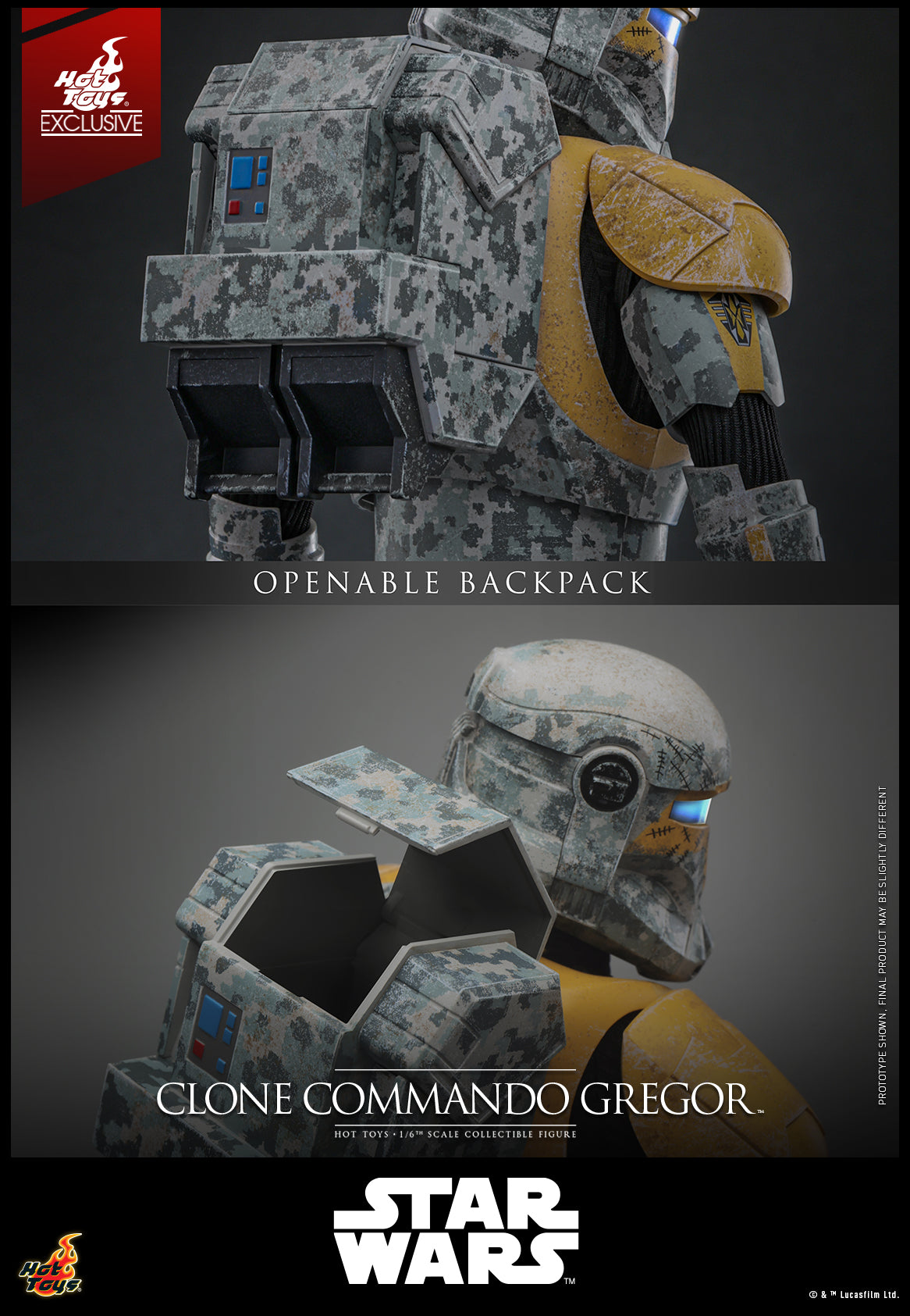 Hot Toys TMS155 Star Wars: The Clone Wars™ [Clone Commando Gregor™] (Hot Toys Exclusive)