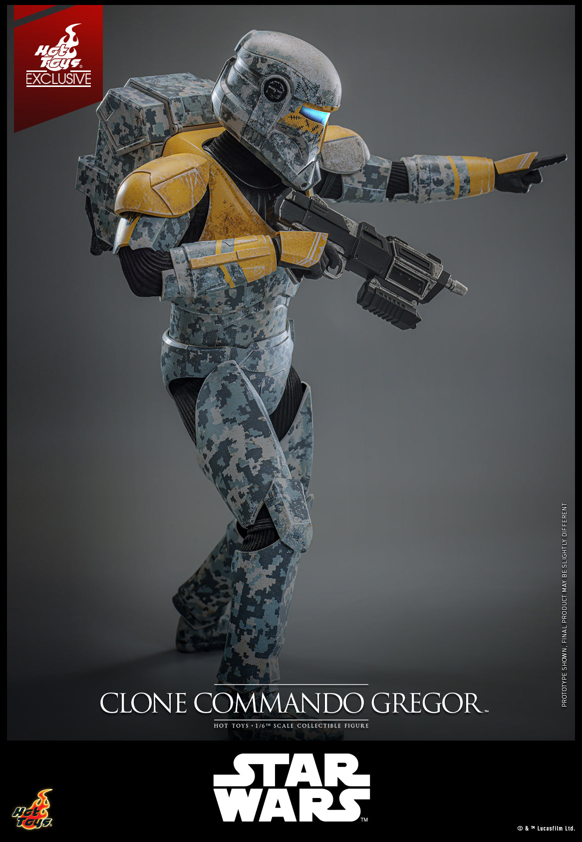 Hot Toys TMS155 Star Wars: The Clone Wars™ [Clone Commando Gregor™] (Hot Toys Exclusive)
