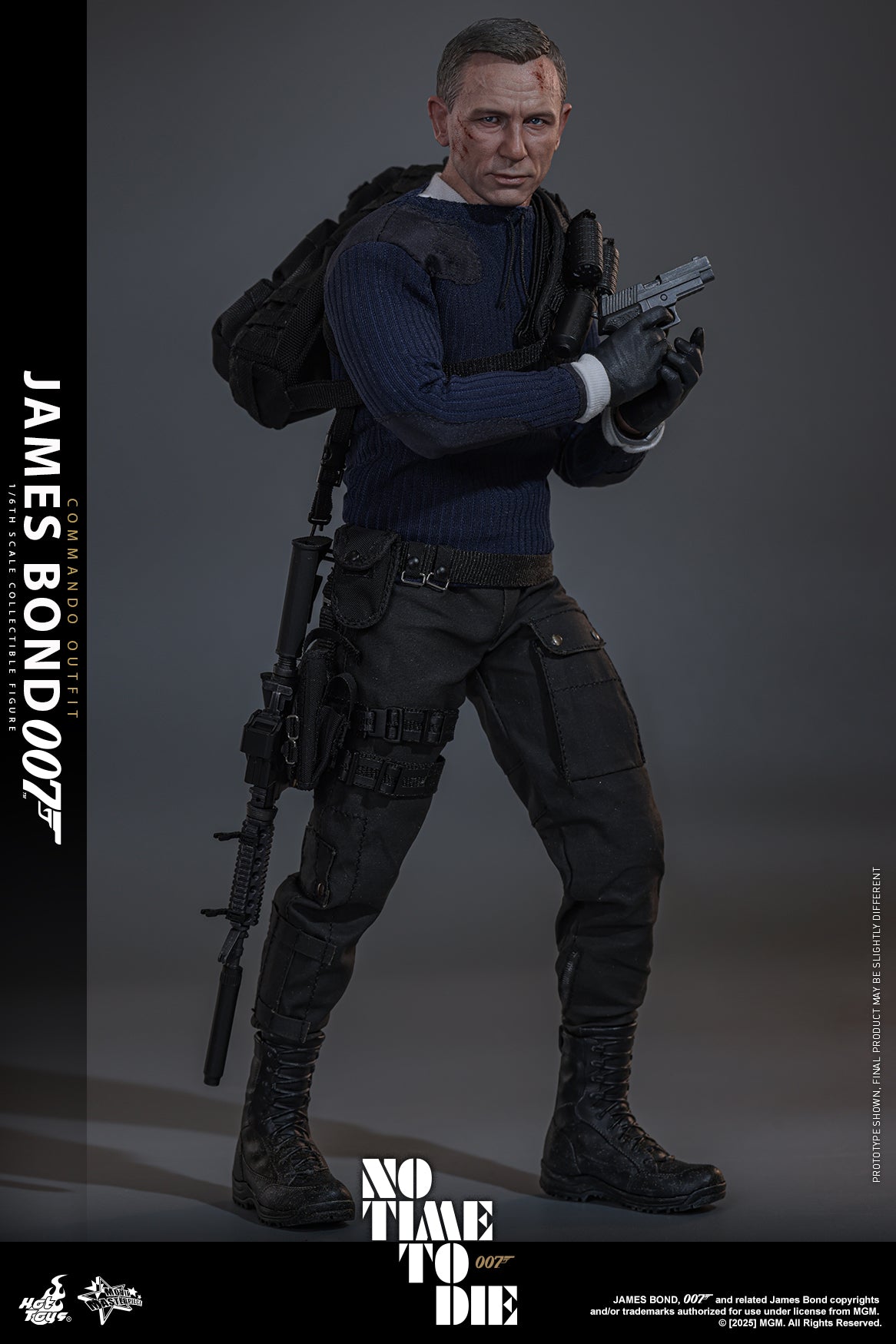Hot Toys MMS804 No Time To Die [James Bond] (Commando Outfit) 1/6th scale Collectible Figure