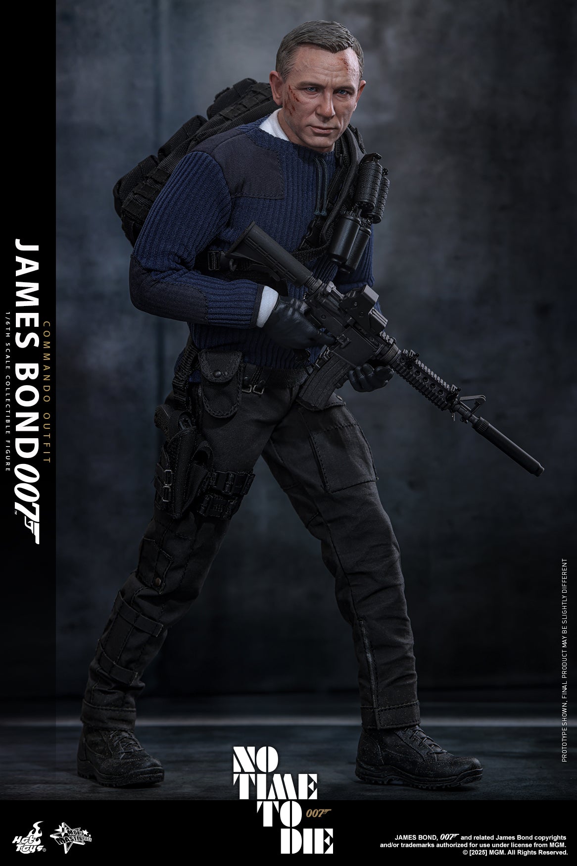 Hot Toys MMS804 No Time To Die [James Bond] (Commando Outfit) 1/6th scale Collectible Figure