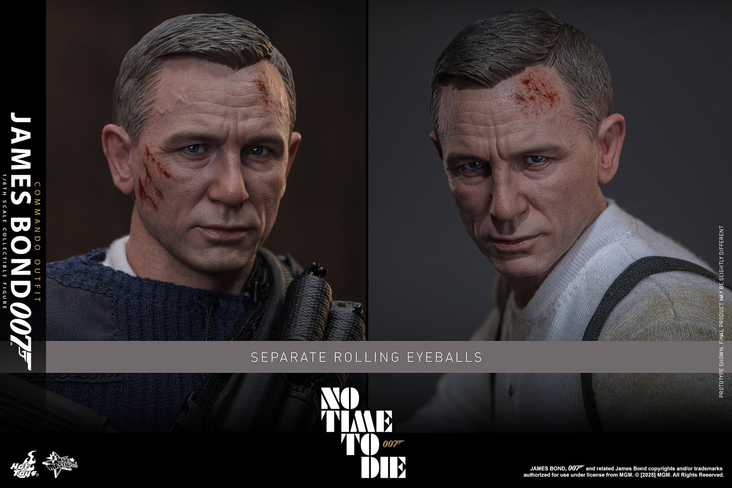 Hot Toys MMS804 No Time To Die [James Bond] (Commando Outfit) 1/6th scale Collectible Figure